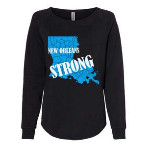 Support New Orleans Nola Strong 2025 Pray For Nola Womens California Wash Sweatshirt