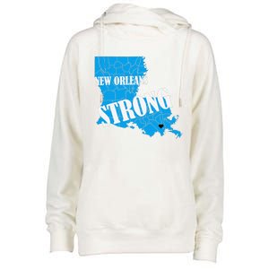 Support New Orleans Nola Strong 2025 Pray For Nola Womens Funnel Neck Pullover Hood