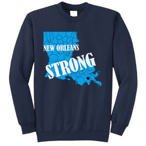 Support New Orleans Nola Strong 2025 Pray For Nola Sweatshirt