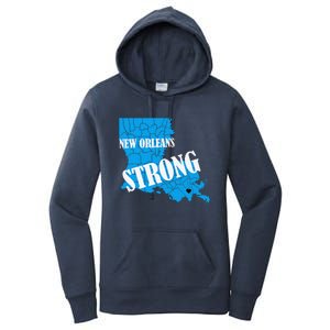 Support New Orleans Nola Strong 2025 Pray For Nola Women's Pullover Hoodie