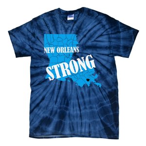 Support New Orleans Nola Strong 2025 Pray For Nola Tie-Dye T-Shirt