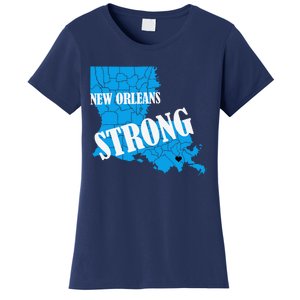 Support New Orleans Nola Strong 2025 Pray For Nola Women's T-Shirt