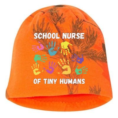 School Nurse Of Tiny Humans For Super Nurse Kati - Camo Knit Beanie