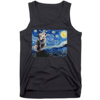 Starry Night Opossum Van Gogh Possum Funny Rodent Animal Tank Top