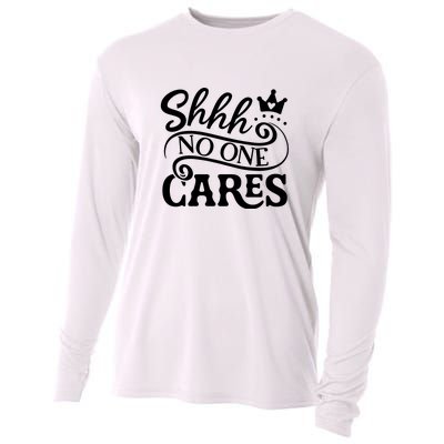 Shhh No One Cares Cooling Performance Long Sleeve Crew