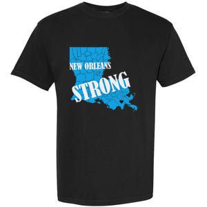 Support New Orleans Nola Strong 2025 Pray For Nola Garment-Dyed Heavyweight T-Shirt