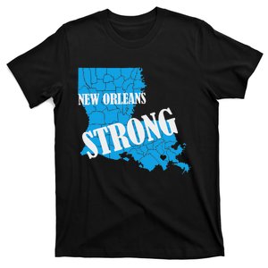 Support New Orleans Nola Strong 2025 Pray For Nola T-Shirt