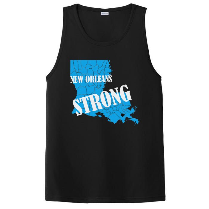 Support New Orleans Nola Strong 2025 Pray For Nola PosiCharge Competitor Tank