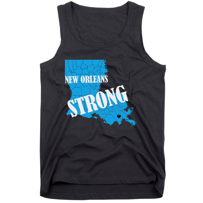 Support New Orleans Nola Strong 2025 Pray For Nola Tank Top