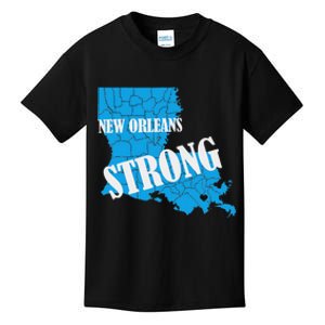 Support New Orleans Nola Strong 2025 Pray For Nola Kids T-Shirt