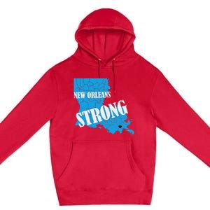 Support New Orleans Nola Strong 2025 Pray For Nola Premium Pullover Hoodie