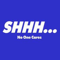 Shhh No One Cares Women's V-Neck T-Shirt