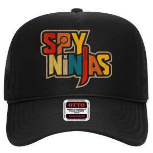 Spy Ninja Outfist, Funny Outfis Spy Gaming Ninja For Summer High Crown Mesh Back Trucker Hat