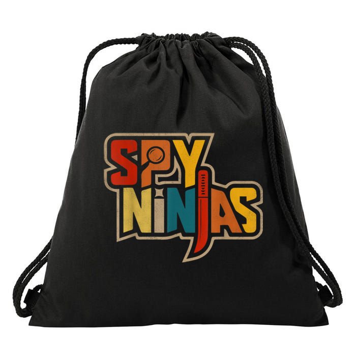 Spy Ninja Outfist, Funny Outfis Spy Gaming Ninja For Summer Drawstring Bag