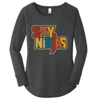 Spy Ninja Outfist, Funny Outfis Spy Gaming Ninja For Summer Women's Perfect Tri Tunic Long Sleeve Shirt