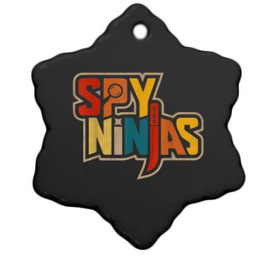 Spy Ninja Outfist, Funny Outfis Spy Gaming Ninja For Summer Ceramic Star Ornament