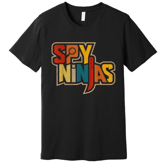 Spy Ninja Outfist, Funny Outfis Spy Gaming Ninja For Summer Premium T-Shirt