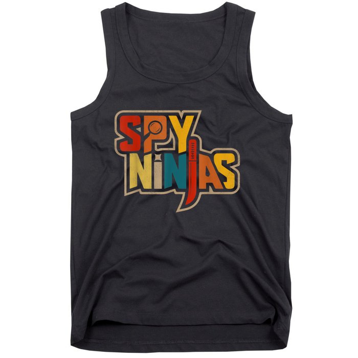 Spy Ninja Outfist, Funny Outfis Spy Gaming Ninja For Summer Tank Top