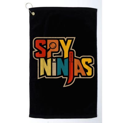 Spy Ninja Outfist, Funny Outfis Spy Gaming Ninja For Summer Platinum Collection Golf Towel