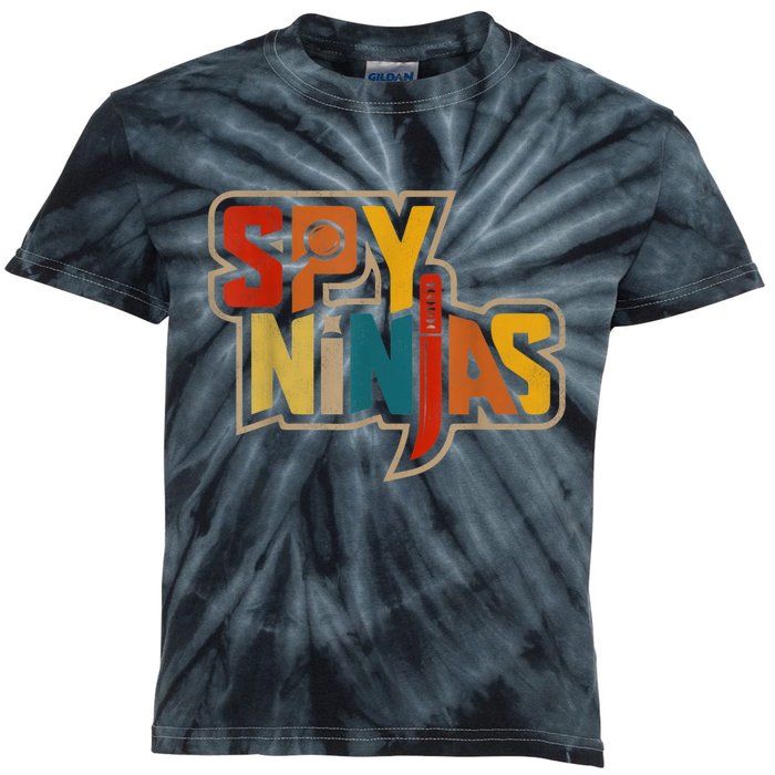 Spy Ninja Outfist, Funny Outfis Spy Gaming Ninja For Summer Kids Tie-Dye T-Shirt