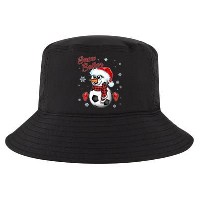 Snow Baller Soccer Chritsmas  Cool Comfort Performance Bucket Hat