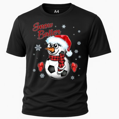 Snow Baller Soccer Chritsmas  Performance Shirt