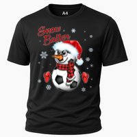 Snow Baller Soccer Chritsmas  Cooling Performance Crew T-Shirt