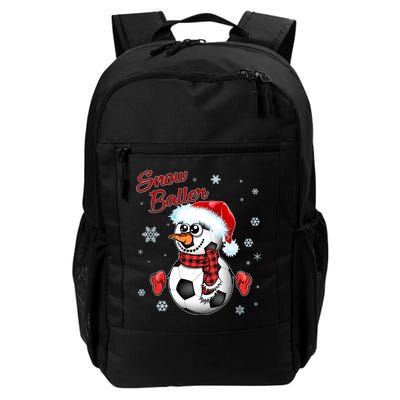 Snow Baller Soccer Chritsmas  Backpack