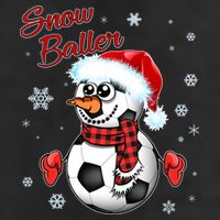 Snow Baller Soccer Chritsmas  Adult Drive Performance Visor