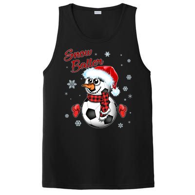 Snow Baller Soccer Chritsmas  PosiCharge Competitor Tank