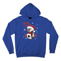 Snow Baller Soccer Chritsmas  Hoodie