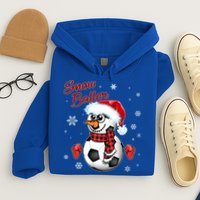 Snow Baller Soccer Chritsmas  Hoodie