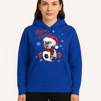 Snow Baller Soccer Chritsmas  Hoodie