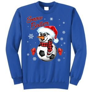 Snow Baller Soccer Chritsmas  Sweatshirt