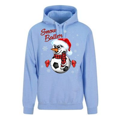 Snow Baller Soccer Chritsmas  Unisex Surf Hoodie