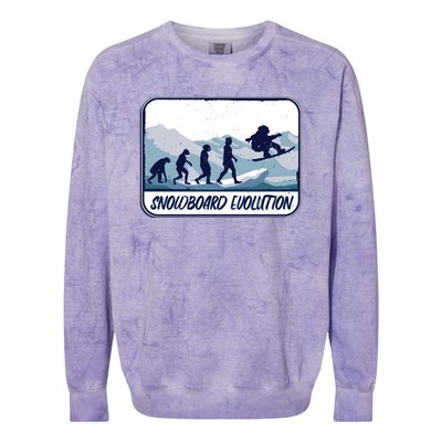 Snowboard Evolution Colorblast Crewneck Sweatshirt