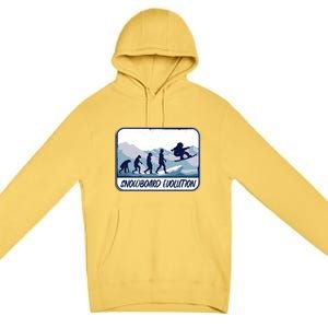 Snowboard Evolution Premium Pullover Hoodie