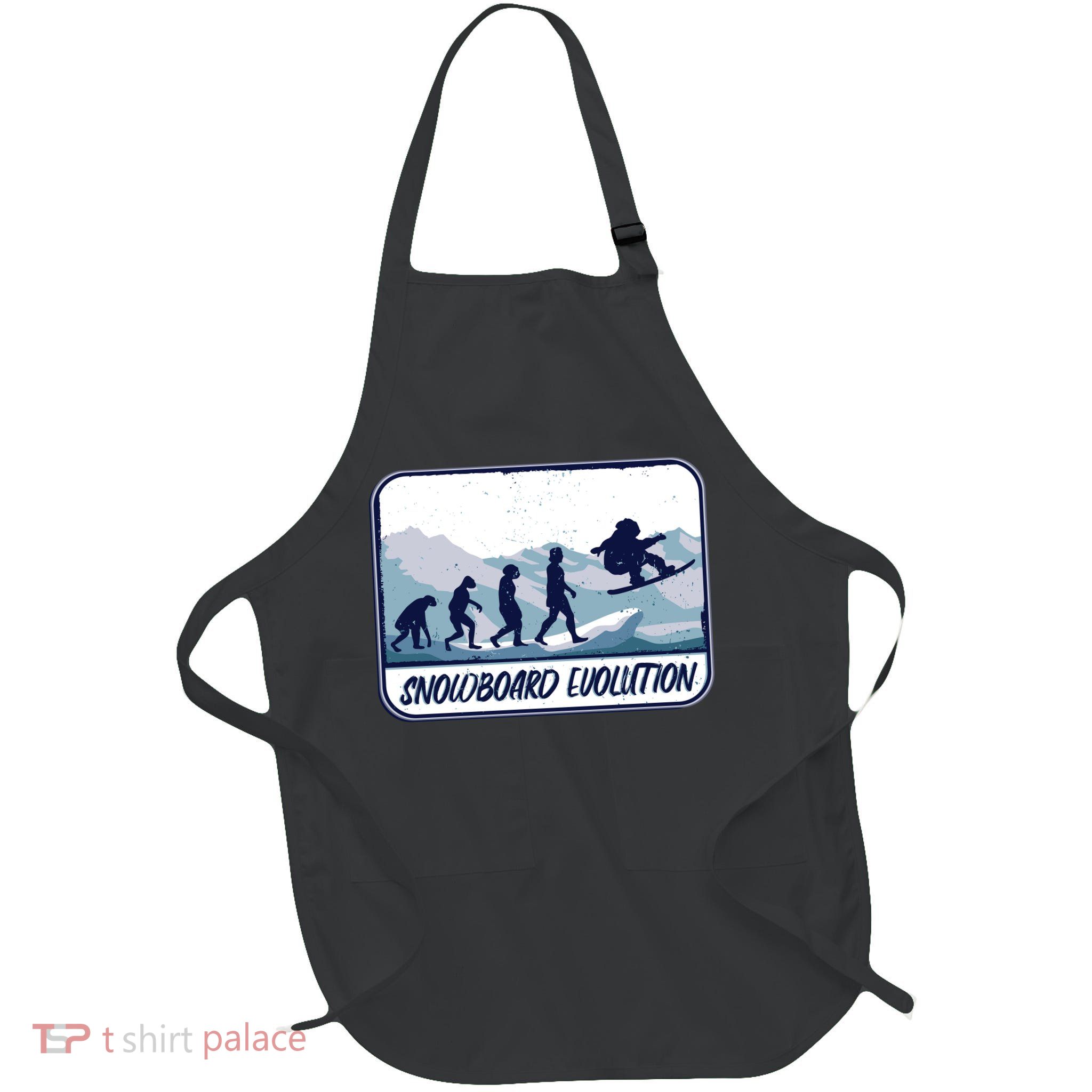 Snowboard Evolution Full-Length Apron With Pockets