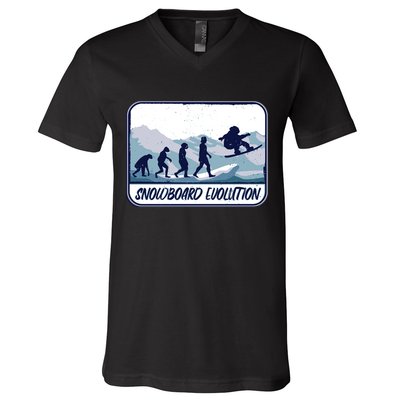 Snowboard Evolution V-Neck T-Shirt