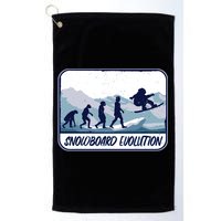 Snowboard Evolution Golf Towel