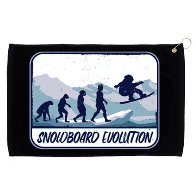 Snowboard Evolution Grommeted Golf Towel