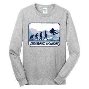 Snowboard Evolution Tall Long Sleeve T-Shirt