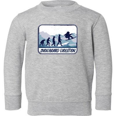 Snowboard Evolution Toddler Sweatshirt