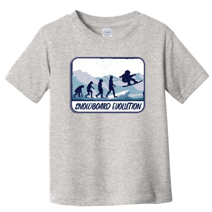 Snowboard Evolution Toddler T-Shirt