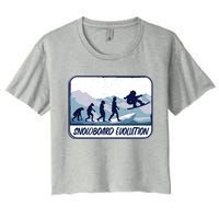 Snowboard Evolution Women's Crop Top Tee