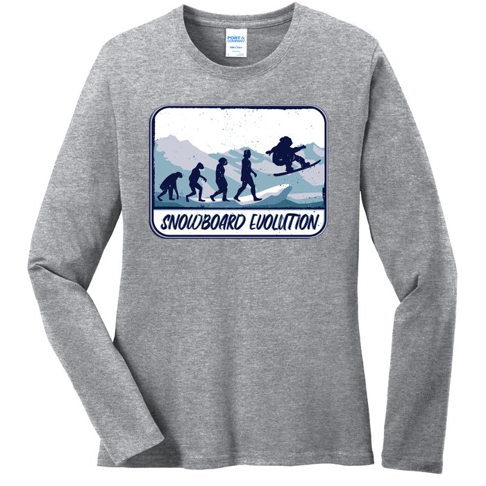 Snowboard Evolution Ladies Long Sleeve Shirt