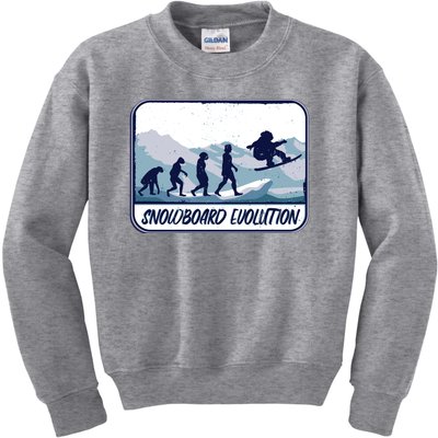 Snowboard Evolution Kids Sweatshirt