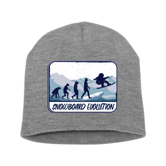 Snowboard Evolution Short Acrylic Beanie