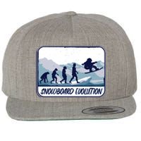 Snowboard Evolution Wool Snapback Cap