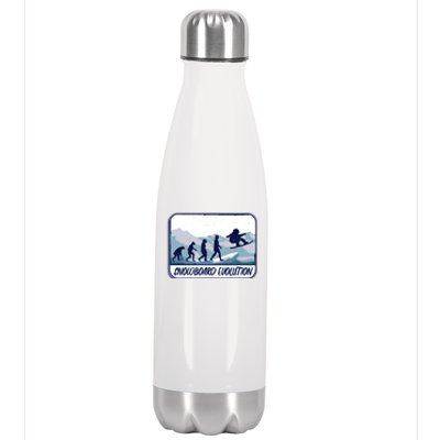 Snowboard Evolution Stainless Steel Insulated Water Bottle